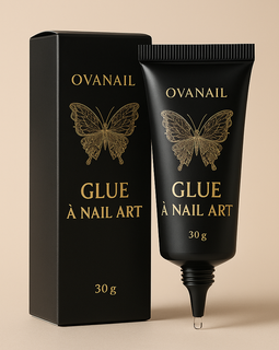 OVANAIL™ Sculpt & Shine – Gel 3D Nail Art & Colle à Strass Ultra Fixante |Création de Décorations, Effets Chrome & Reliefs