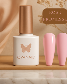 "Rose Promesse" – Vernis Semi-Permanent OVANAIL