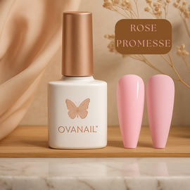 "Rose Promesse" – Vernis Semi-Permanent OVANAIL